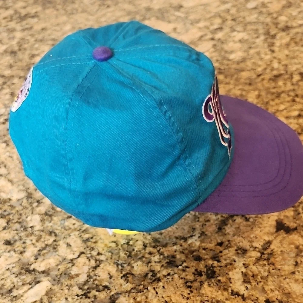 Mickey & Company Hat Cap Disney Purple Teal Vintage‎ Style
